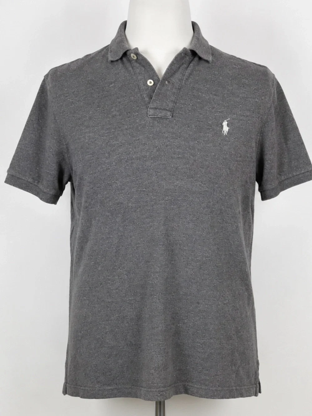 Ralph Lauren Men’s Heather Gray Short-Sleeve Polo XL
